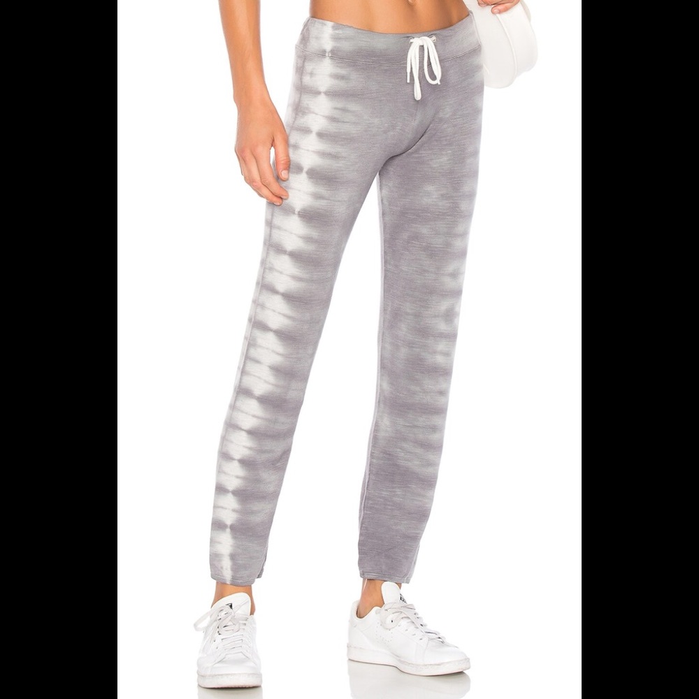 New Monrow Fishbone Tie Dye Sweatpants